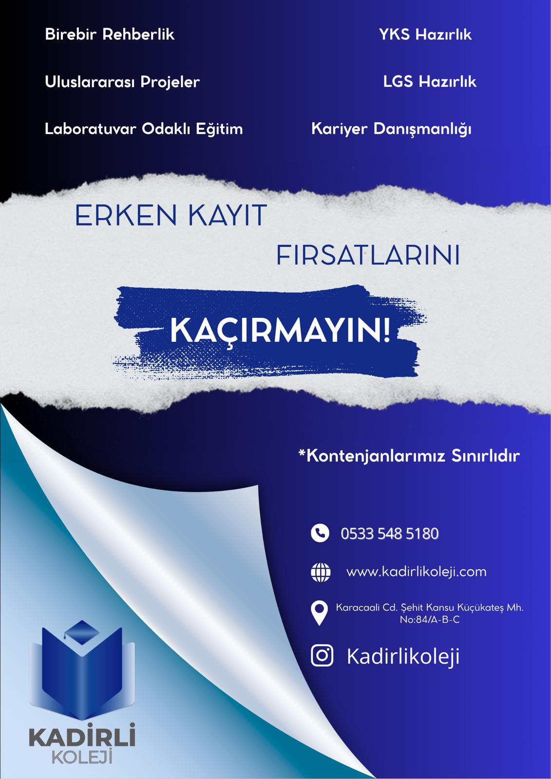 Erken Kayıt Broşürü