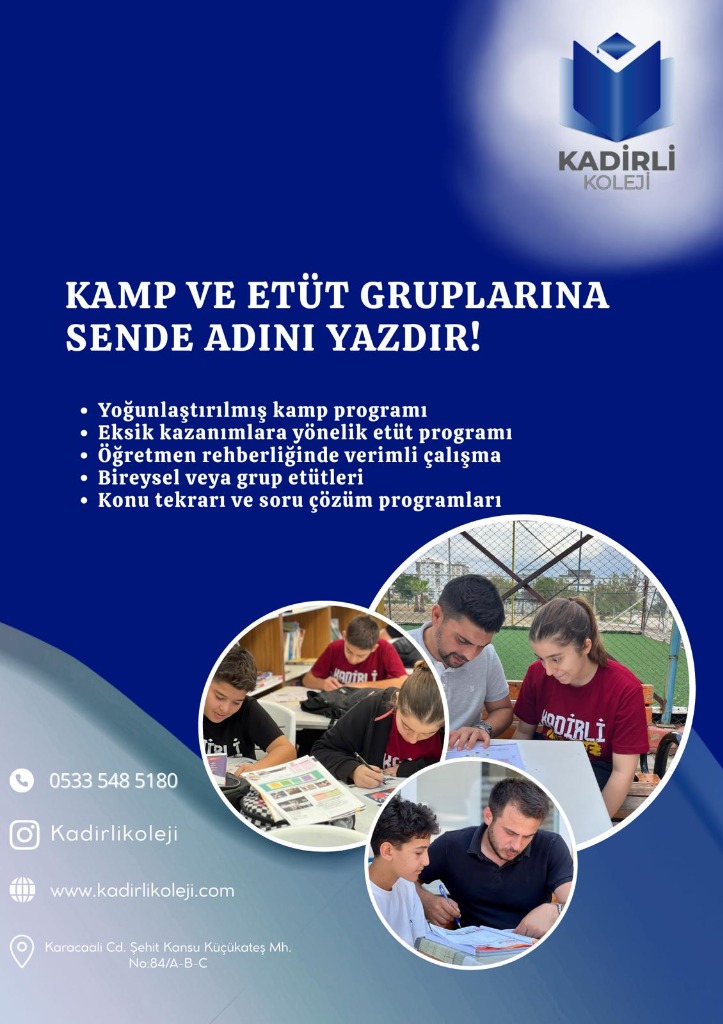 Kamp ve Etüt Grupları Broşürü